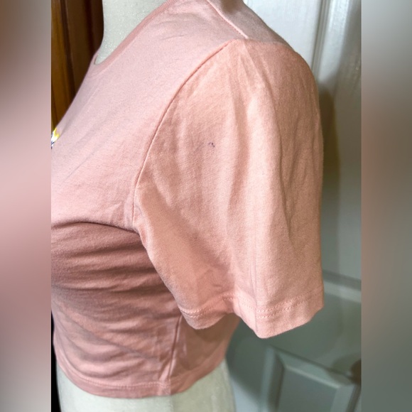 (READ) Rugrats Nickelodeon Graphic Tee Crop Top Pink/Multicolor Women’s Size XS - Picture 3 of 5